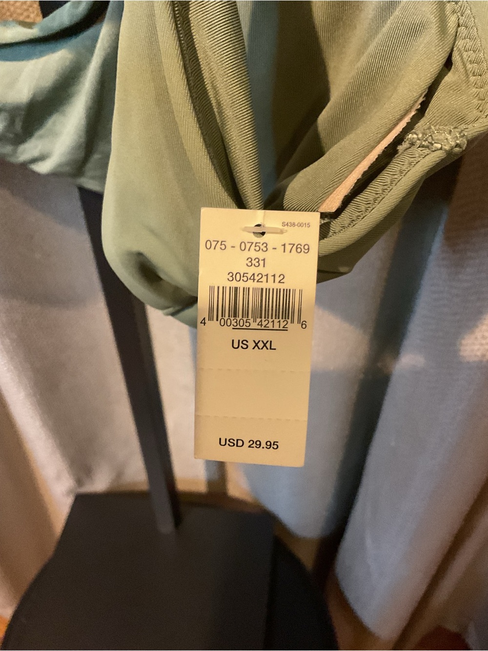 Aerie Olive Green Bikini Bralette Top XXL - Picture 3 of 6